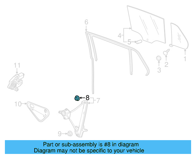 Window Regulator Nut N-904-560-02 - View 20