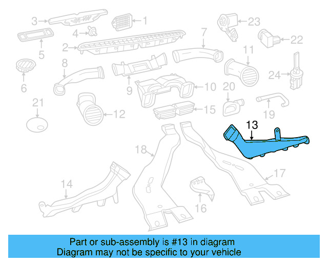 Lower Vent 1K1-819-152-B - View 29