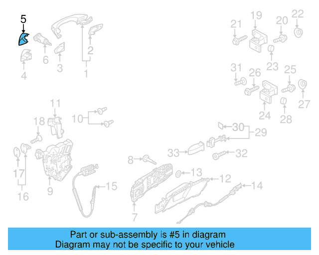 Cap (Unpainted) 5g1837879dgru - View 6
