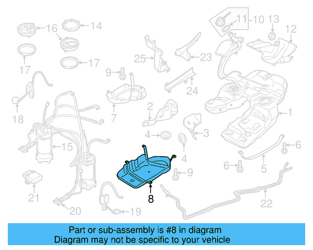 Tank Shield 7L0-201-967-A - View 6