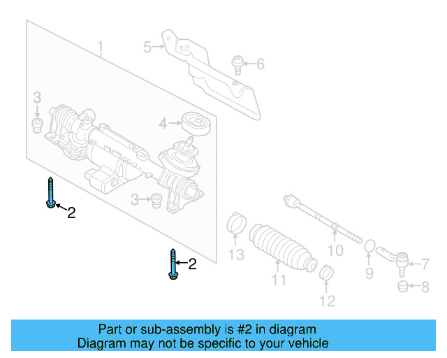Gear Assembly Mount Bolt N-105-797-02 - View 20