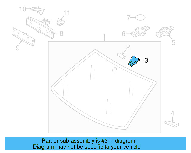 Mirror Support 6N0-845-543 - View 54