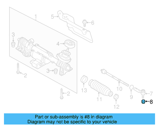 Outer Tie Rod Lock Nut N-909-429-02 - View 53