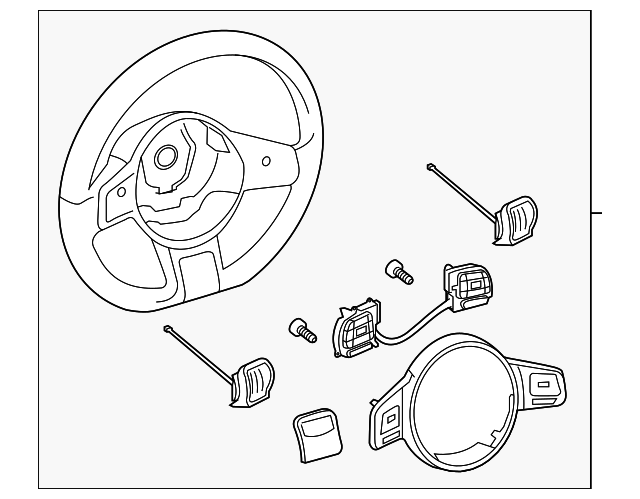 Steering Wheel (Unpainted) 5c0419091dhgru