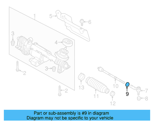 Outer Tie Rod Lock Nut N-909-429-02 - View 54