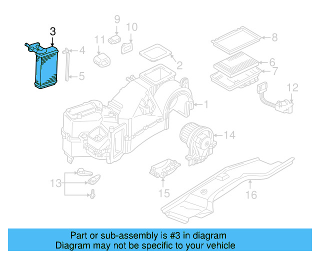 Heater Core 1J1-819-031-B - View 23