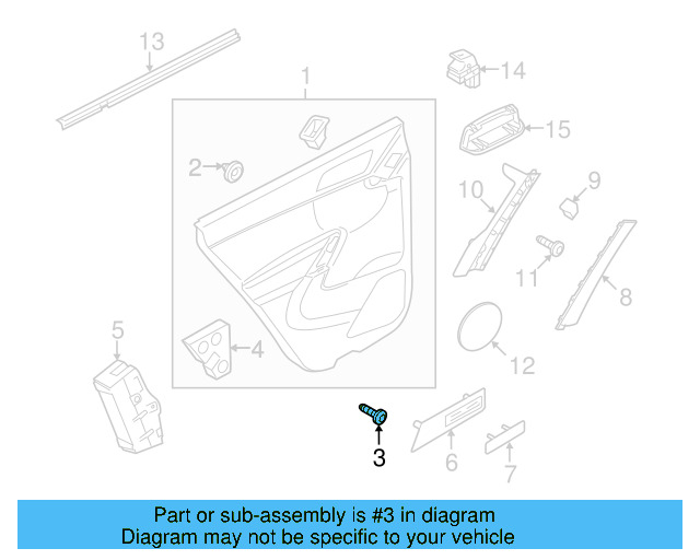 Door Trim Panel Screw WHT-005-228 - View 20