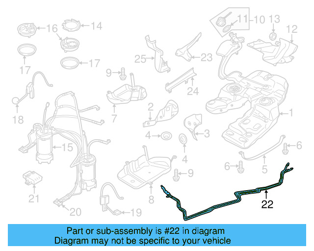 Fuel Line 7P0-201-080-F - View 3