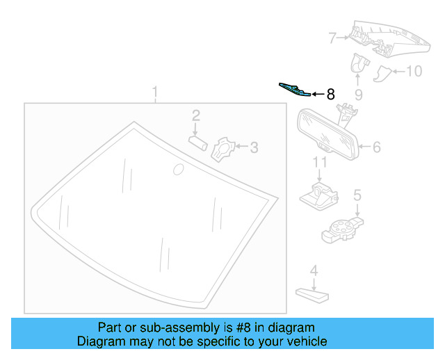 Mirror Inside 5N0-857-511-SMA