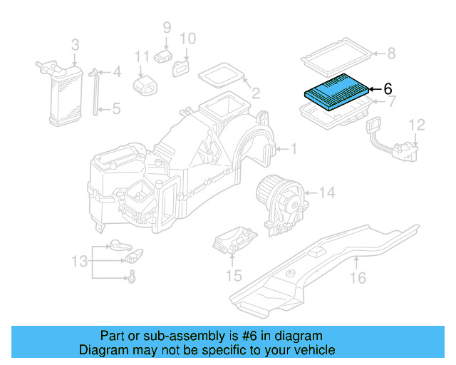 Cabin Air Filter 1J0-819-644-A - View 25