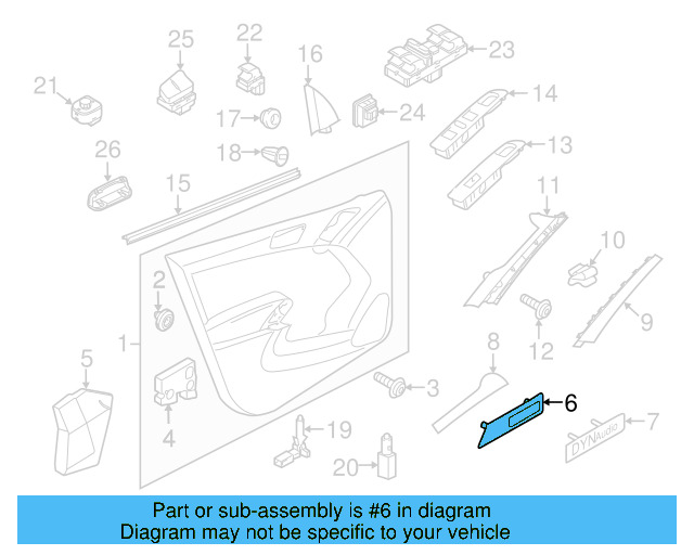 Trim 5N0-853-425-ZVG - View 2