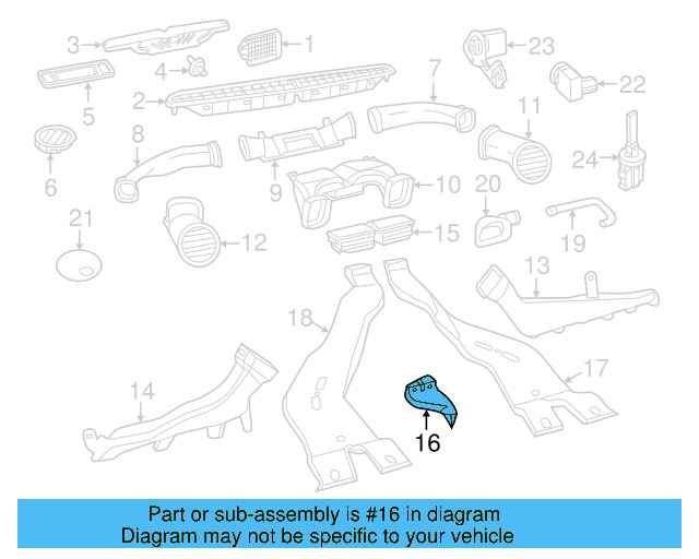 Center Duct 5C0-820-533-A - View 8