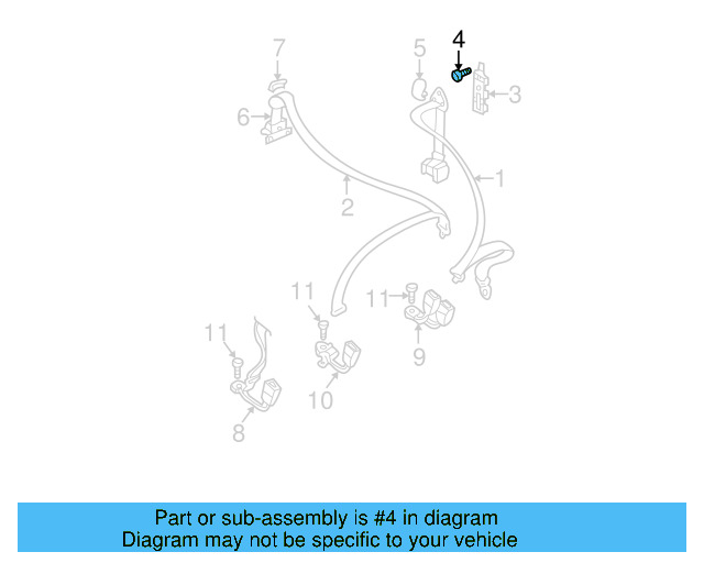 Adjuster Bolt N-014-739-11 - View 2