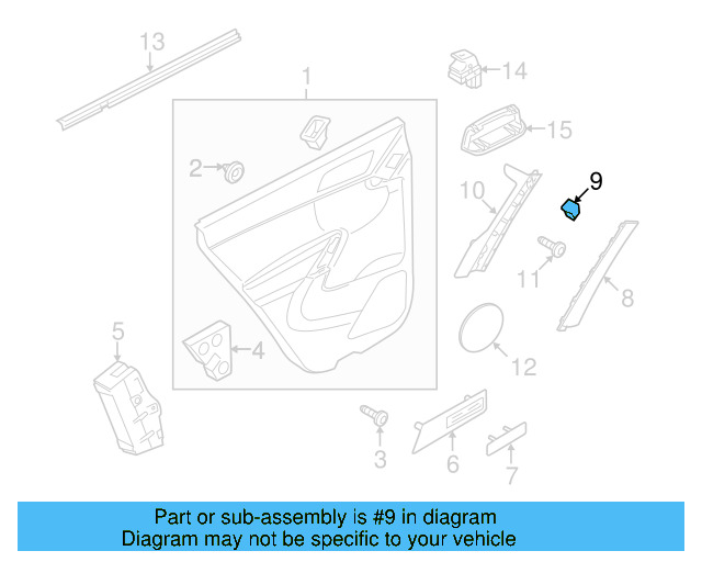 Handle Cover 5N0-867-172-D-H67