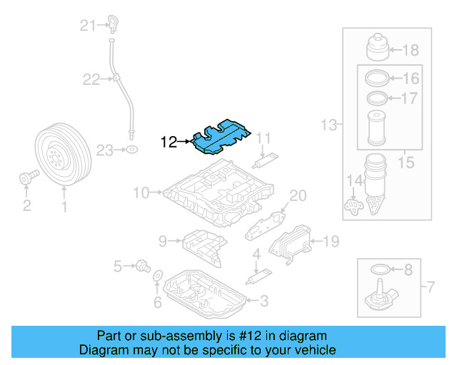 Engine Oil Sump Windage Tray 06E-103-623-K