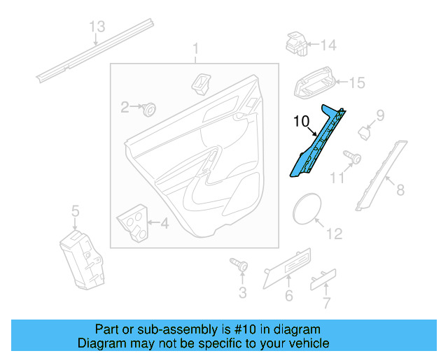 Door Trim Panel Screw N-910-967-01 - View 23