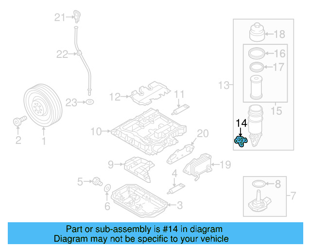 Oil Filter 03H-115-562 - View 12