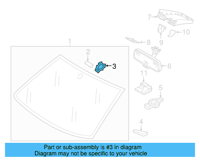 Mirror Support 6N0-845-543 - View 66