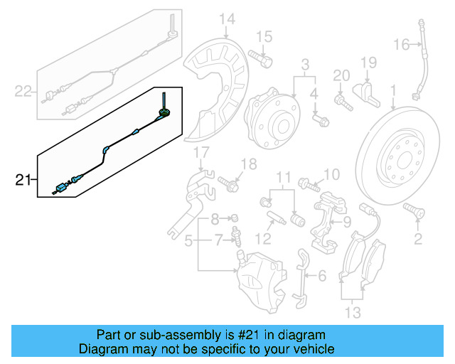 ABS Sensor Wire 5N0-927-903-F - View 3