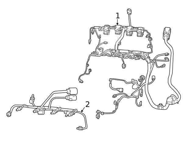 Engine Harness 06K-971-627-BJ - View 13