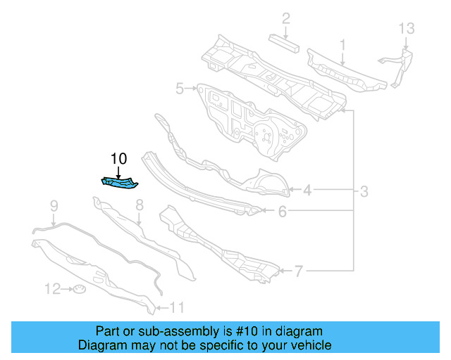 End Plate Support 1C0-805-495-E - View 6
