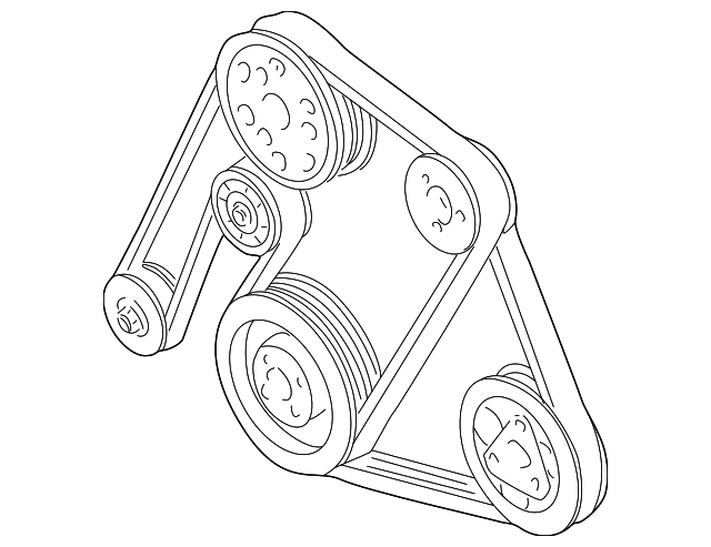Serpentine Belt 021-145-933-H - View 3