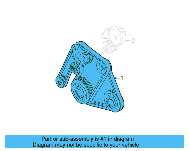 Serpentine Belt 021-145-933-H - View 6