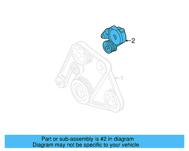 Accessory Drive Belt Tensioner Assembly 021-145-299-C - View 11