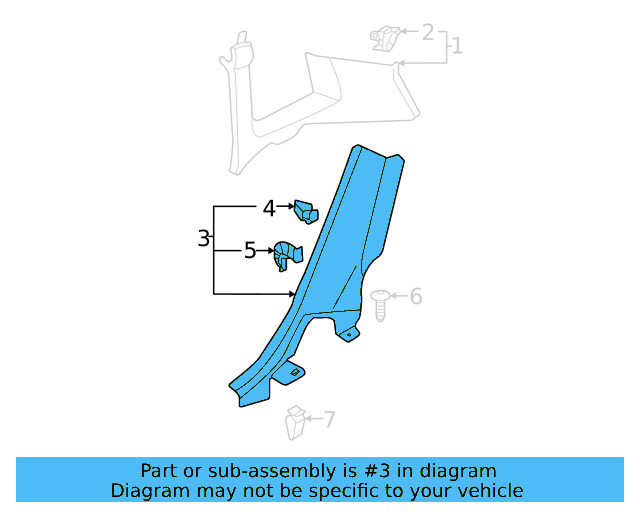 Lower Quarter Trim 2GJ-867-765-82V - View 2