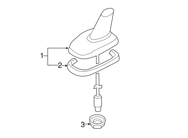 Radio Antenna Base Nut 1J0-035-437 - View 63