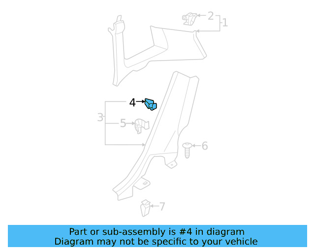 Scuff Plate Clip 6Q0-853-147 - View 57