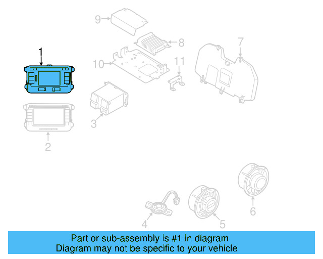 Receiver 1K0-035-180-AG - View 4