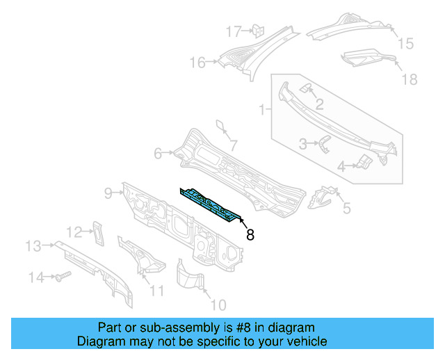 Center Plate 5Q0-805-277 - View 11