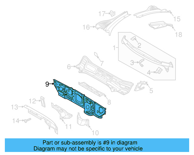 Dash Panel 5Q1-803-155-B - View 14