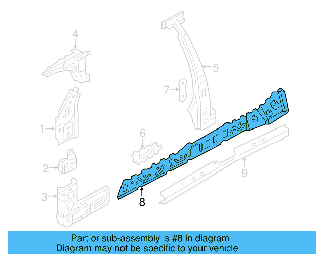 Inner Rocker 3B4-810-599-B - View 4