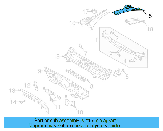 Cowl Grille 5NN-819-404-9B9