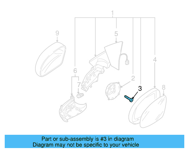 Adjust Motor Mount Kit 5N0-898-011 - View 2