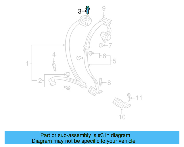 Outer Belt Assembly Upper Bolt N-989-260-01 - View 48