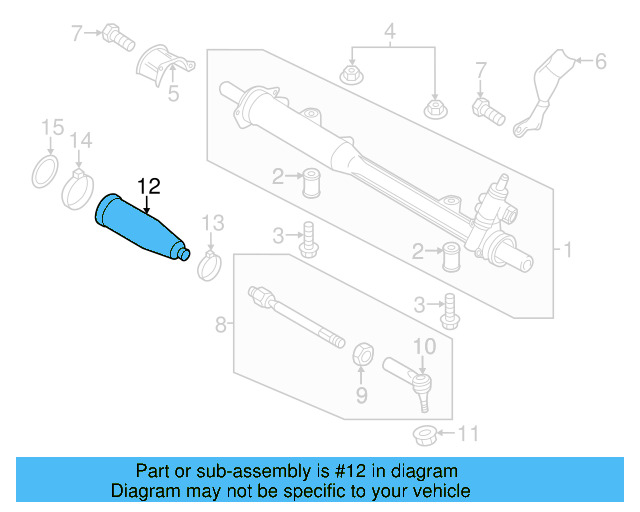Tie Rod Boot 2H0-422-831 - View 14