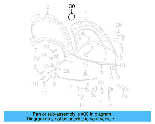 Emblem 1C0-853-617-B-ULM - View 6