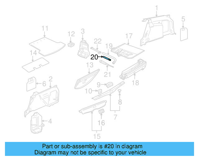 Tie Down Hook 1K0-864-203-C-2ZZ - View 88