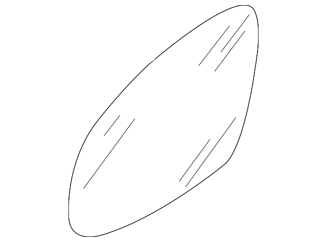 Mirror Glass 5N0-857-522-A