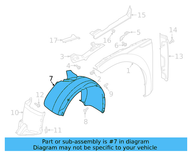 Fender Liner 3G8-805-977-C - View 4