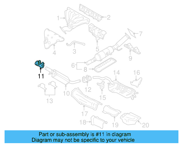 Front Muffler Clamp 357-253-141-A - View 65