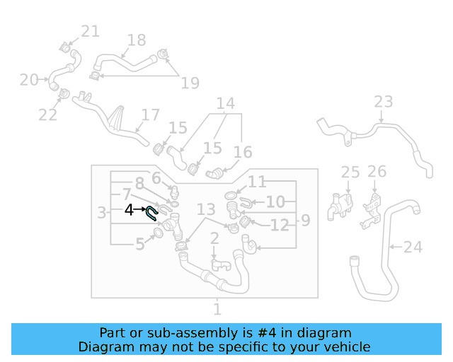 Water Hose Assembly Upper Seal N-907-653-01 - View 188