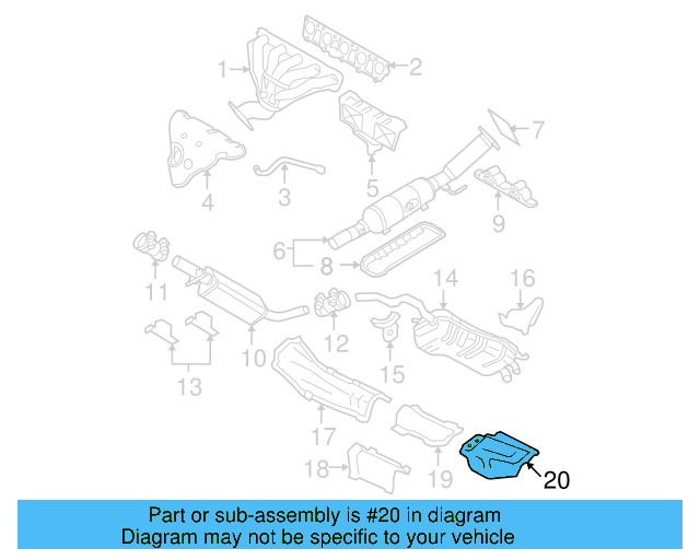 Heat Shield 1J0-803-310-E - View 46