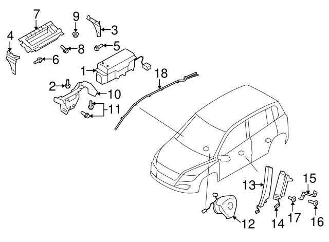 Frame Bolt N-910-851-01