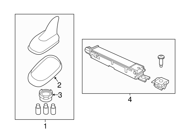 Radio Antenna Base Nut 1J0-035-437 - View 66