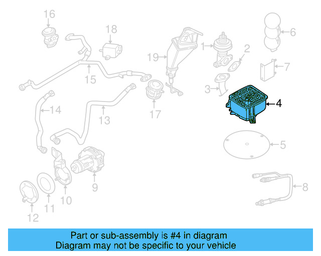 Vapor Canister 8D0-201-801-E - View 22