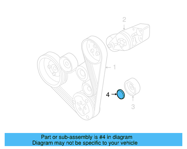 Idler Pulley Cap 038-145-291